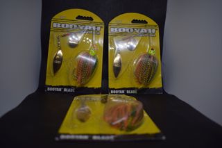 Lote 3 Spinnerbait Booyah Perch 3/8 Bass Lucio