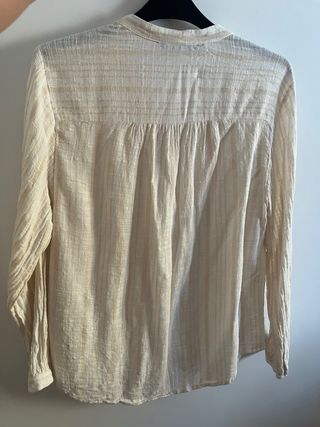 Blusa Zara beige S