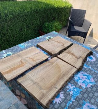 4 Taglieri Legno Ulivo