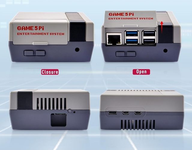 Raspberry Pi 5 4gb: Case+Ventola