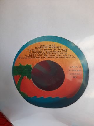 Single JOE COCKER - Up Where We Belong