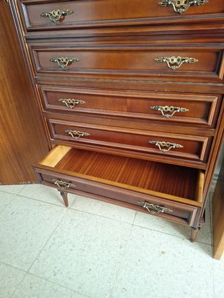 Escritorio madera antiguo