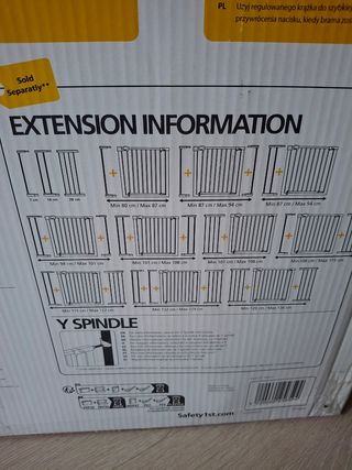 Safety 1st Barrera Seguridad Bebé. 2 unidades.