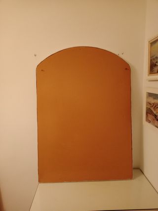 Espejo arqueado blanco 117x83 cm