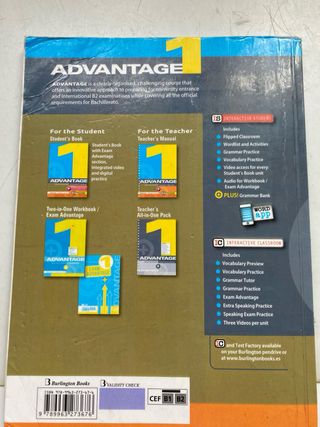 ADVANTAGE FOR BACHILLERATO 1. ST'S BOOK (2017)