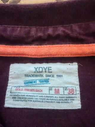 Polo rayas Granate