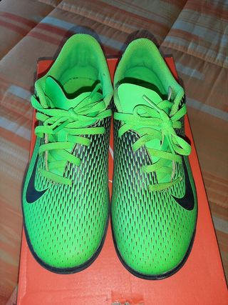 Scarpe Nike calcio bimbo verdi