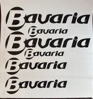 6 Vinilos Bavaria - Camper, Autocaravana