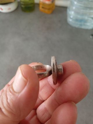 Anillo plata 925 morado