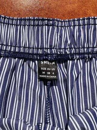 Pantaloncini Shein blu e bianchi - M