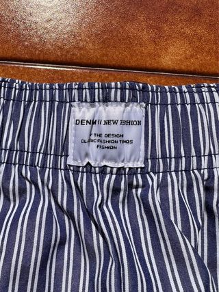 Pantaloncini Shein blu e bianchi - M