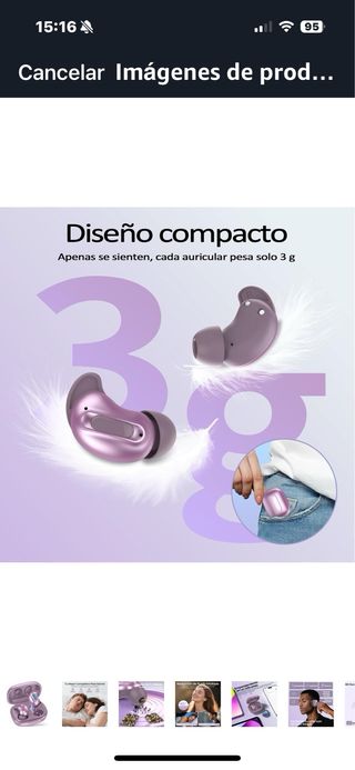 Auriculares inalámbricos - Rosa