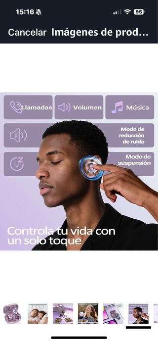 Auriculares inalámbricos - Rosa