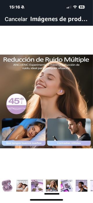 Auriculares inalámbricos - Rosa