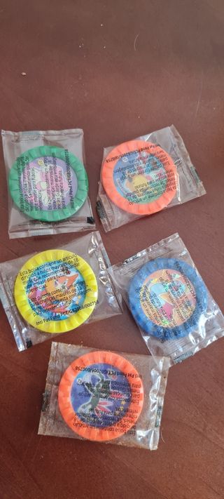 4 Chapas Pokemon Roks - ¡Coleccionables!