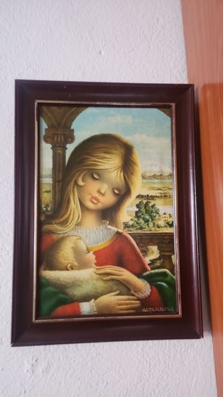 Cuadro Virgen Niña - Altamira