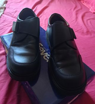 Zapatos escolares piel - nº 37