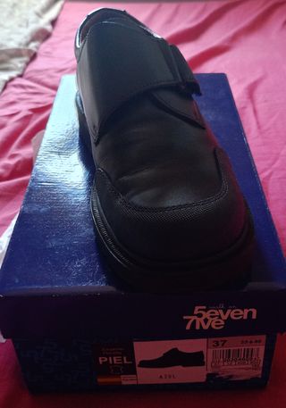 Zapatos escolares piel - nº 37