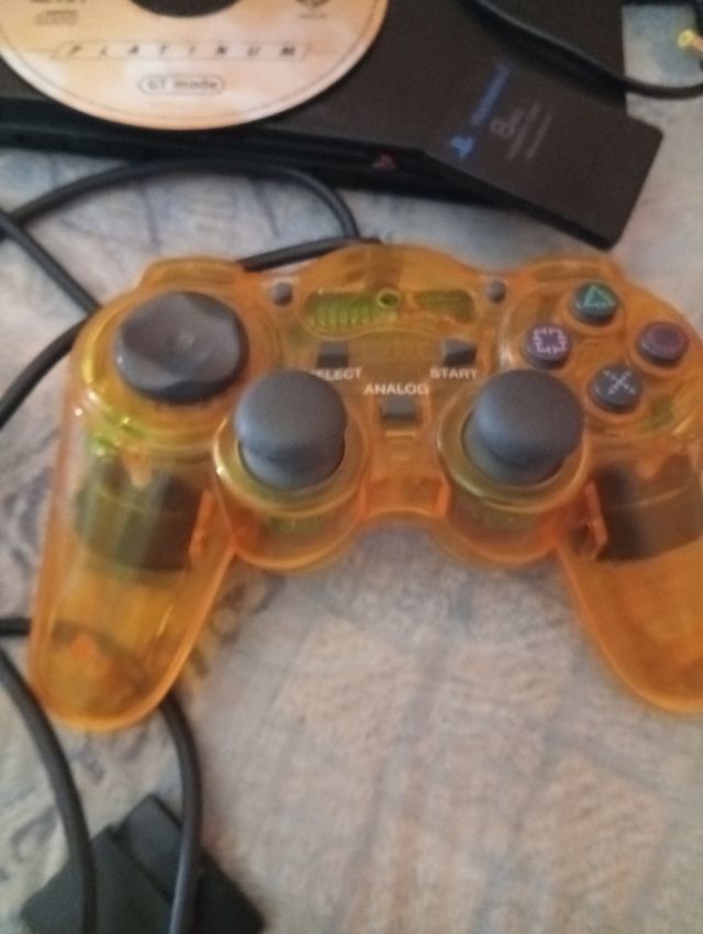 PS2 (PlayStation 2) + mando naranja memrcar eyetoy