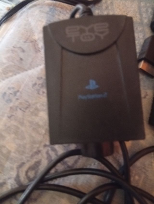 PS2 (PlayStation 2) + mando naranja memrcar eyetoy