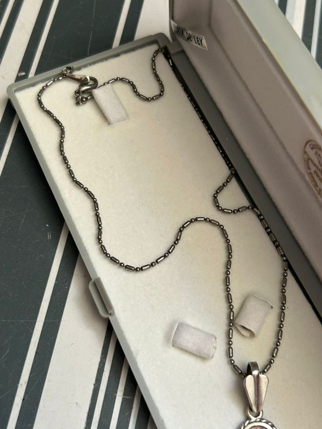 Collar con colgante Oro Maya plata 925