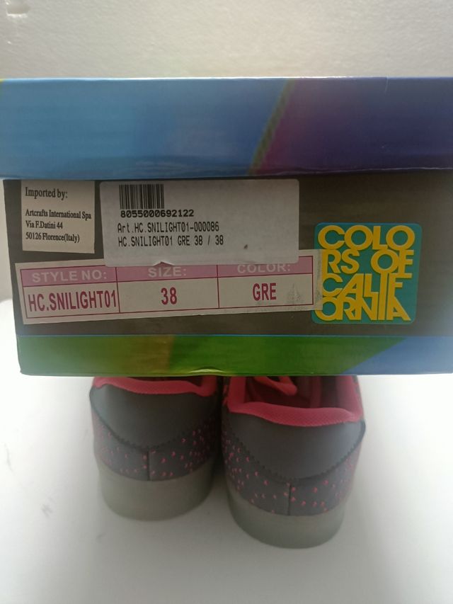 Scarpe donna rosace grigie tg 35