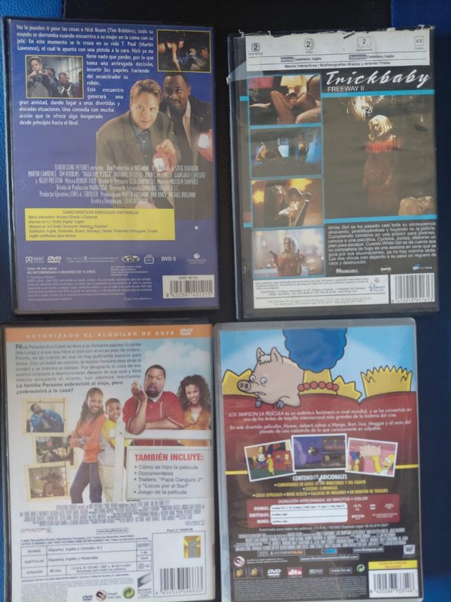 4 Peliculas DVD: Pack Variado