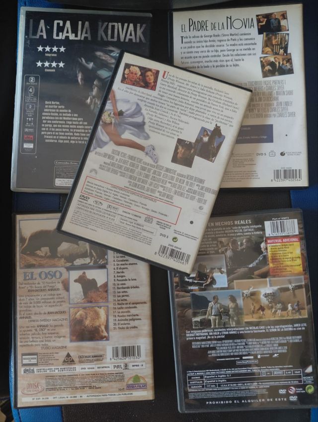 Pack 5 Películas DVD