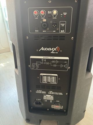 Audibax DSP15: altavoces 1500W