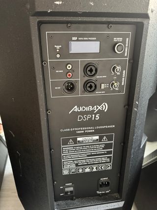 Audibax DSP15: altavoces 1500W