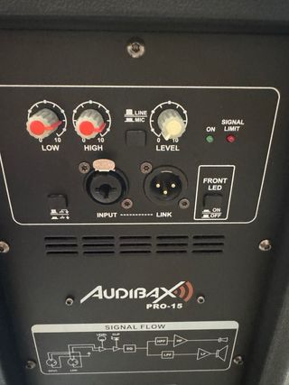 Audibax DSP15: altavoces 1500W