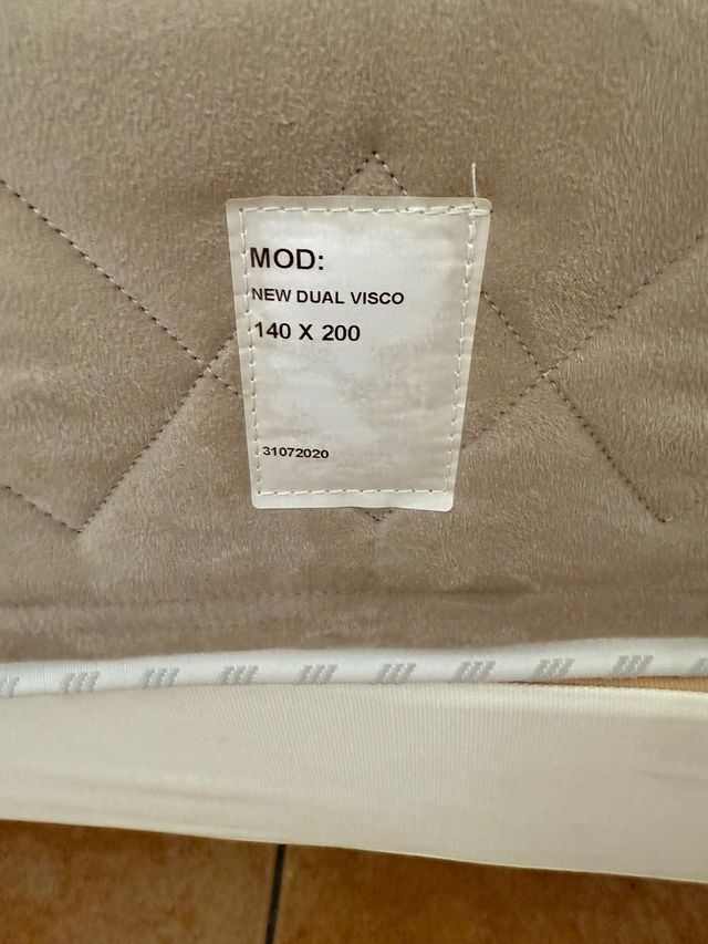 Colchón individual y base Ikea