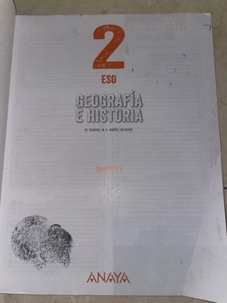 geografía e historia￼del 2º de Eso