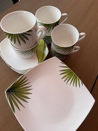 servicio de café para 6 personas