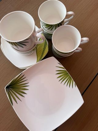 servicio de café para 6 personas