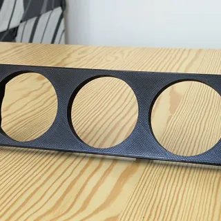 Soporte 3 relojes donde la radio bmw e36