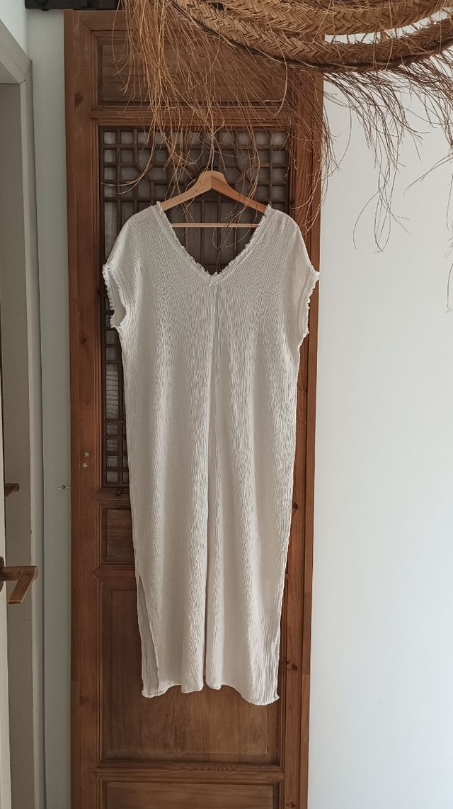 Kaftán beige - Vestido largo