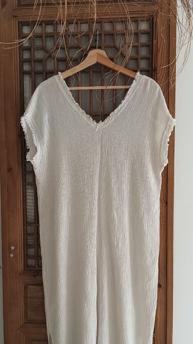 Kaftán beige - Vestido largo