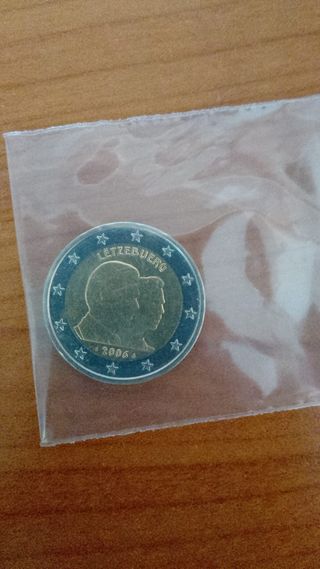 2€ commemorativo Lussemburgo 2006 Guillaume UNC