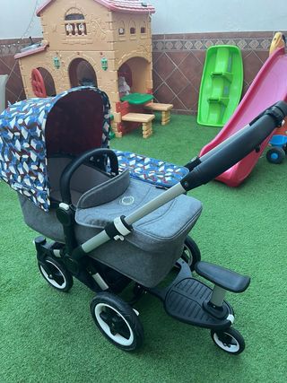 Bugaboo Donkey2 Duo - Gris Edición Olas