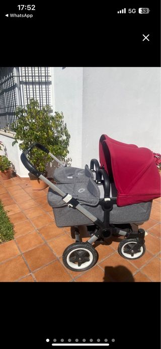 Bugaboo Donkey2 Duo - Gris Edición Olas
