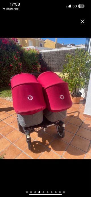 Bugaboo Donkey2 Duo - Gris Edición Olas