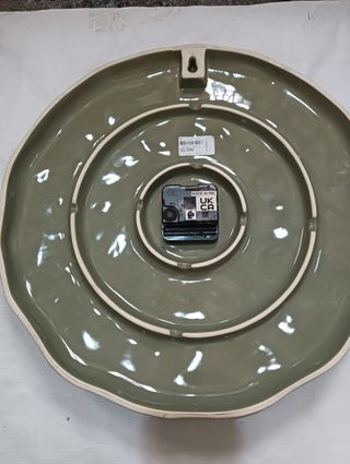 Reloj de Pared - Hojas - Verde