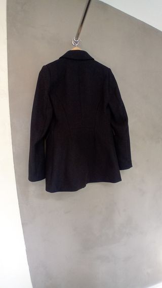 Chaquetón Zara mujer negro
