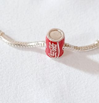 Charm Coca-Cola Rojo Plata