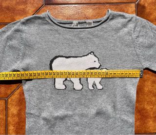 Maglioncino Okaïdi bimbo/a grigio 10 anni