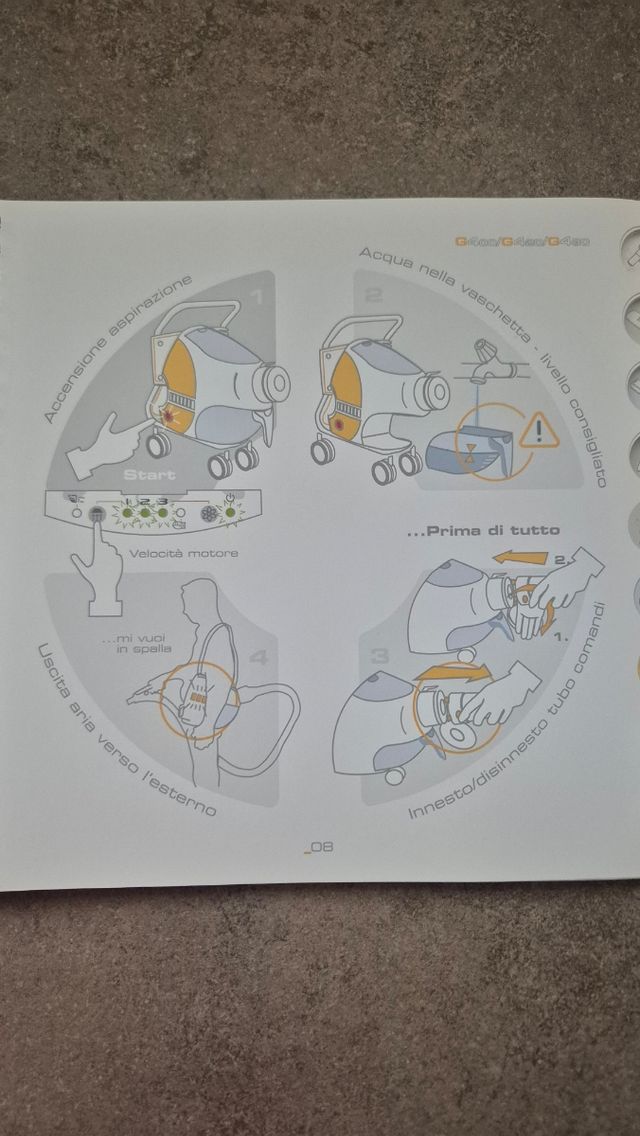 Aspirapolvere a vapore