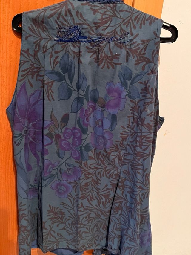 Blusa Desigual azul - Talla L
