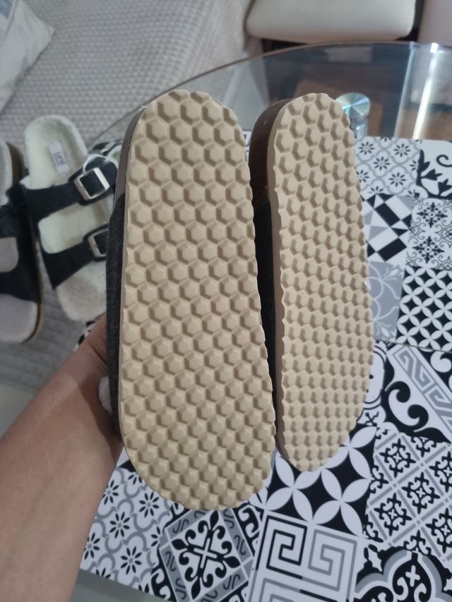 Chanclas El Corte Inglès - Gris - Talla 38