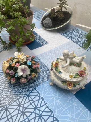 2 Piezas Porcelana Italiana